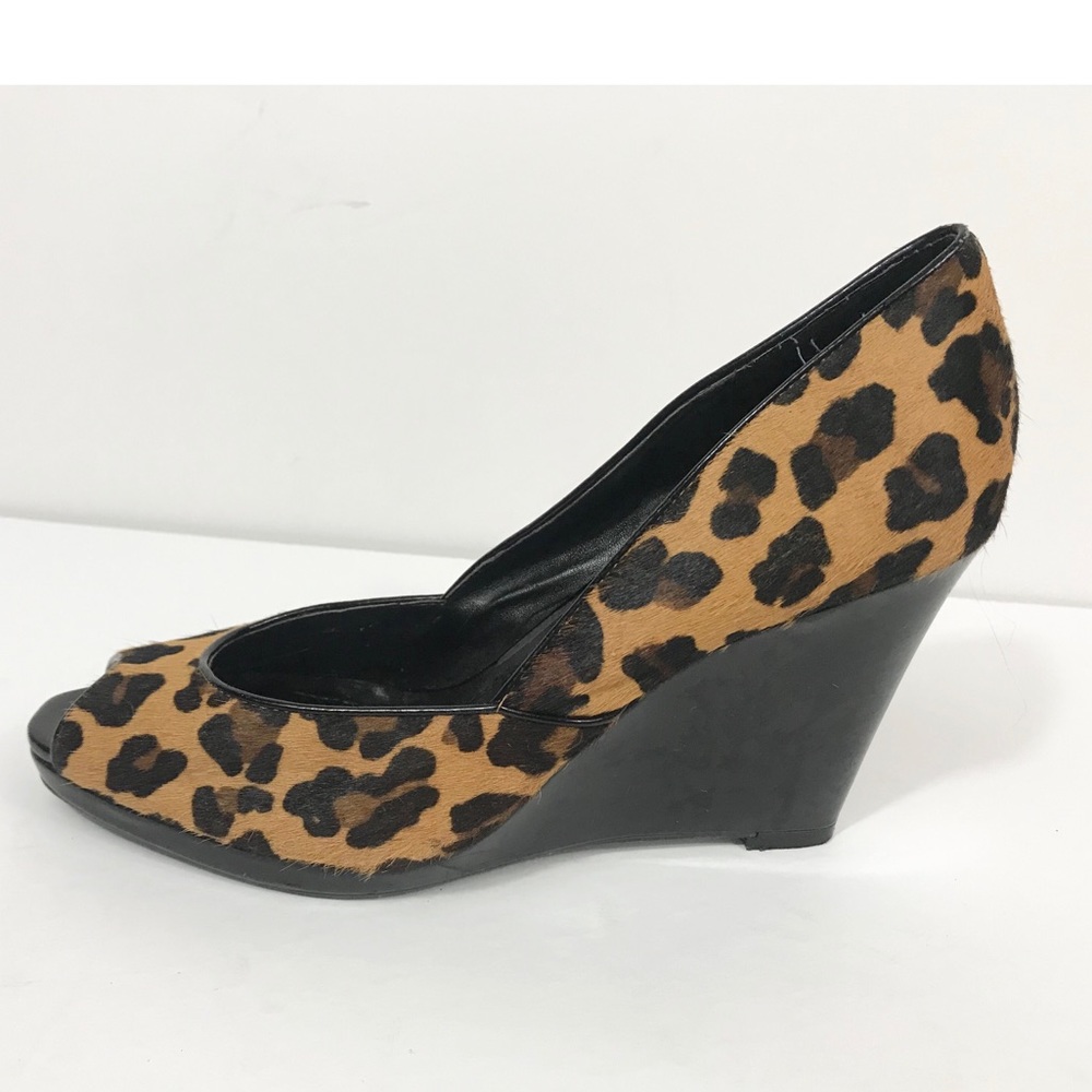 BCBGeneration Leopard Wedges